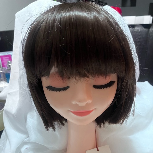 Lydell Bob Wig with Straight Bangs Color #6 Women - Picture 2 of 9